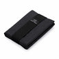 LIGHT FOLD Ultra Slim Tri-Fold Wallet with RFID Blocking, Lightweight Minimalist Men’s Wallet with Elastic Band, Waterproof Durable Nylon Fabric, Slim Front Pocket Card Holder Fits 12 Cards & Cash - color: Black