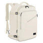 MATEIN Large Travel Backpack Women, Lightweight Carry on Backpack & Hidden Shoulder Straps, Waterproof Anti-Theft Daypack for Flight, Expandable Hiking Weekend Daypack, Travelling Gifts, Beige - color: Light Beige, size: X-Large
