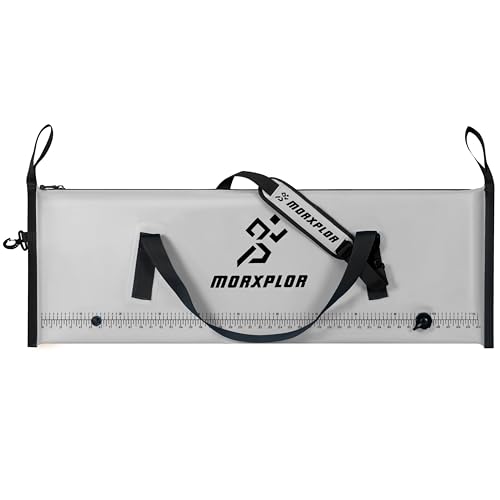 MORXPLOR Insulated Fish Cooler Bag for Fishing 41x17 47x17In 50x20In 60x24 72x30 80X40 Inches,Large Insulated Fish Kill Bag,Fishing Catch Bag Cooler with Water-resistant Zipper - color: 47inch Light Grey