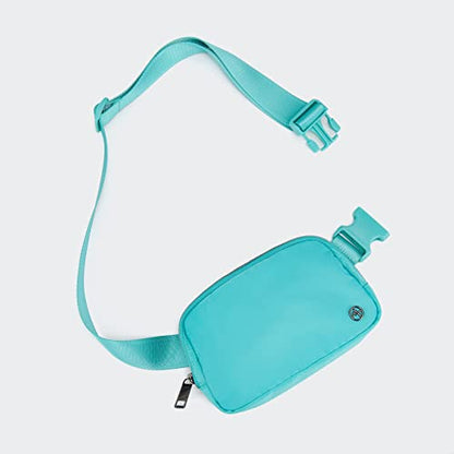 Pander Cross Body Fanny Pack for Women, Fashion Waist Packs, Crossbody Bags, Belt Bag with Adjustable Strap (Waterspout). - color: Cyan Blue