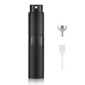 LISAPACK 8ML Atomizer Perfume Spray Bottle for Travel, Empty Refillable Cologne Dispenser, Portable Sprayer (Matte Black) - color: Matte Black
