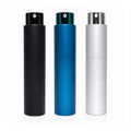 Travel Perfume Bottle Refillable 10ml 3-Pack Twist Up Cologne Atomizer - color: Black,blue,silver