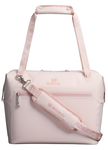 Stanley All Day Julienne Soft Cooler Bag and Lunch Box | Insulated Travel Bag with Zipper | BPA-Free - color: Rose Quartz, style: Max
