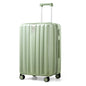 Hanke 24 Inch Expandable Checked Luggage Lightweight PC Hard Shell Luggage Suitcases with Wheels Travel Luggage Rolling Large Suitcase Travel Luggage Bag for Go to University.(Bamboo Green) - color: Bamboo Green, size: Expandable 24 Inch