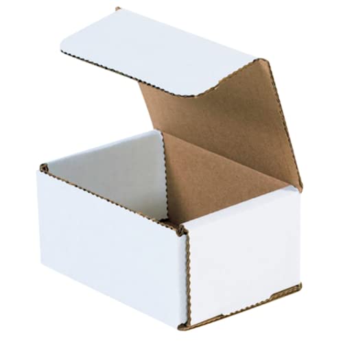 BOX USA Mailer Boxes Small 4"L x 3"W x 2"H 50-Pack - Corrugated Cardboard Box for Shipping, Moving, Mailing, Packing, Packaging and Storage - size: 4x3x2