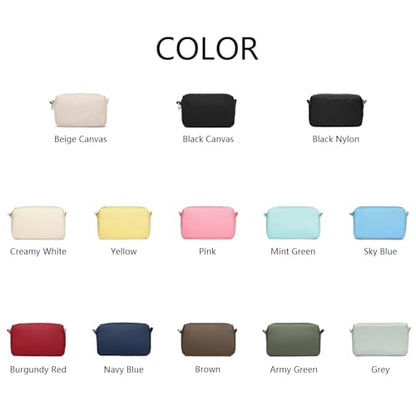 Organizer Bag Lightweight Cosmetic Bag with Ring Clasp Perfect Travel Makeup Bag for Women nylon Stand Up Design (Grey/Nylon) - color: Grey/Nylon