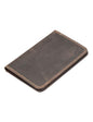 Handcrafted Genuine Leather Wallets, Minimalist Cardholders, and Passport Covers, Handmade Gift - color: Chestnut, style: Bifold Cardholder