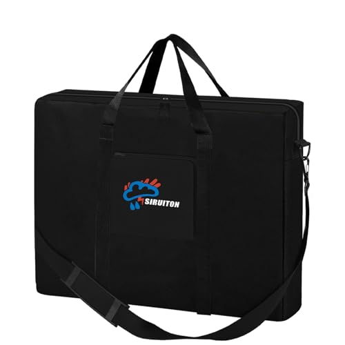 SIRUITON Folding Table Storage Bag, Portable 600D WaterProof Carry Bag for Folding Picnic/Camp Tables with Reinforcing Plate & Shoulder Strap, 36" D x 30" W x4.7 H Fits 6FT Folding Tables（Bag Only） - size: 6ft Folding Table Bag