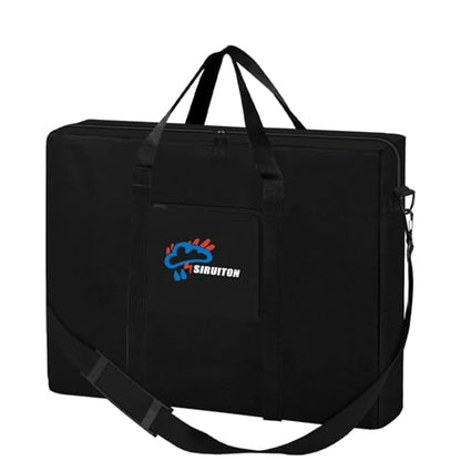 SIRUITON Folding Table Storage Bag, Portable 600D WaterProof Carry Bag for Folding Picnic/Camp Tables with Reinforcing Plate & Shoulder Strap, 48" D x 30" W x4.7 H Fits 8FT Folding Tables（bag only） - size: 8ft Folding Table Bag