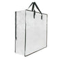 GONGKANGYUAN 25 Gallon Large Clear Storage Bags with Zipper and Handles, Blanket Bags for Closet Storage, Underbed Storage Organizer for Clothes Pillow Bedding Christmas Wreath - style: Side zipper