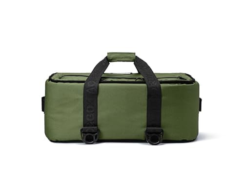AO Coolers Stow-N-Go Canvas Soft-Sided Cooler, Low Profile and Leak Proof, Insulated for 24-Hour Cold - color: Hunter Green, Canvas