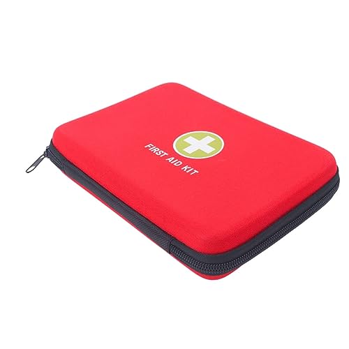 EVA Empty Mini Pouch First Aid Hard Case - Emergency Medical Kit for Camping & Outdoor (Red) - color: Red L