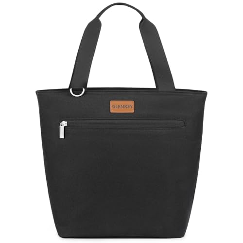 GLENKEY Insulated Lunch Bag Tote Lunch Box - XLarge Leakproof Cooler Bags for Adults - Soft Lunchbox for Women Work Shift Outdoor Travel Black 14L - color: 15_Black, size: X-Large