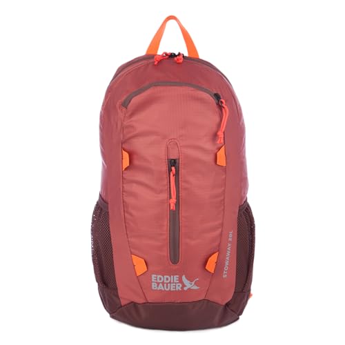Eddie Bauer Stowaway Packable Backpack | Travel | Outdoor | Lightweight | Foldable | Durable | Ripstop Polyester | 20L - Maroon - color: Maroon, size: 20L
