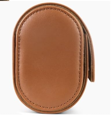 Luxury Leather Watch Storage Box Travel Single Watch Case Watch Gift Box for Christmas Anniversary Birthday(Brown) - color: Single-Brown brown