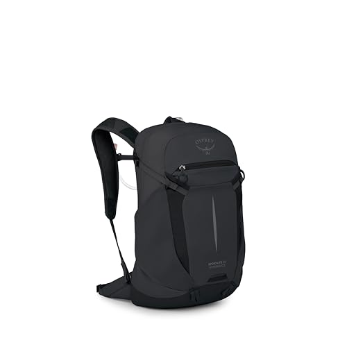 Osprey Sportlite Lightweight Hiking Backpack with Hydraulics Reservoir for Men & Women - Everyday Hydration Travel Bag - color: Raven Black, style: 20l