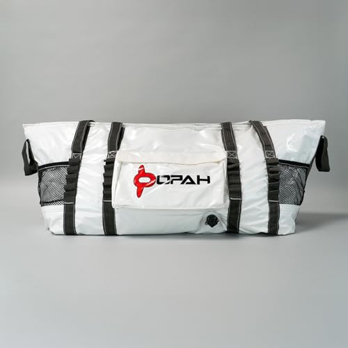 Opah Gear Fathom 5 Insulated Fish Kill Cooler Bag for Yellowtail, 58' L x 18' W x 24' H, Heavy Duty, Marine-Grade Vinyl, UV Resistant, Camping & Fishing - style: Fathom 5 - 58'l X 18'w X 24'h