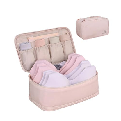 Underwear Bra Travel Bag Packing Cubes Bra Underwear Socks Storage Bag Travel Packing Organizers Toiletry Bag,Pink 10# - color: Pink 10#