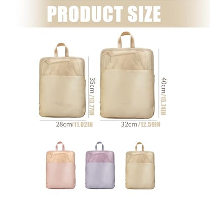 Space Saving Bags for Travel Home Storage Reusable Compression Organizers Luggage Capacity Portable Foldable Reusable Compression Bags for Clothes