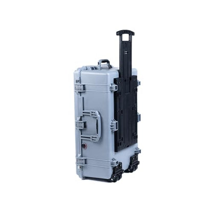 Silver Pelican 1650 Large Case - Comes with Pick & Pluck Foam. - color: Silver Handles & Latches