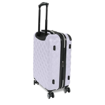 Kenneth Cole REACTION Diamond Tower Collection Lightweight Hardside Expandable 8-Wheel Spinner Travel Luggage, Lavender, 28-Inch Checked - color: Lavender, size: 28-Inch Checked
