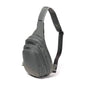 Baggallini Securtex® Anti-Theft Multi Zip Sling - Lightweight 8.6"x15.2" Travel Bag with Locking Zippers & RFID Protection - color: Charcoal