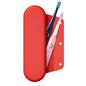 Silicone Electric Toothbrush Travel Case, Manual Toothbrush Travel Cover for Men and Women,Toothbrush Holder for Travel,Gym and More, Fits Most Manual and Electric Toothbrushes - Red - color: Red