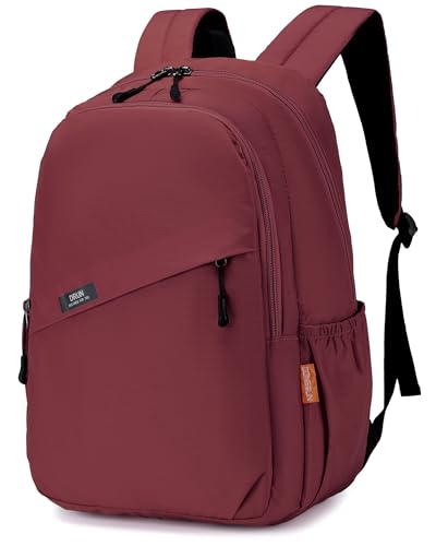 40x30x15cm Personal Item Bag Travel Backpack Carry On Flight Approved with Anti-Theft Pocket Water-resistant Casual Daypack for Weekender Business Hiking,Red - color: Red