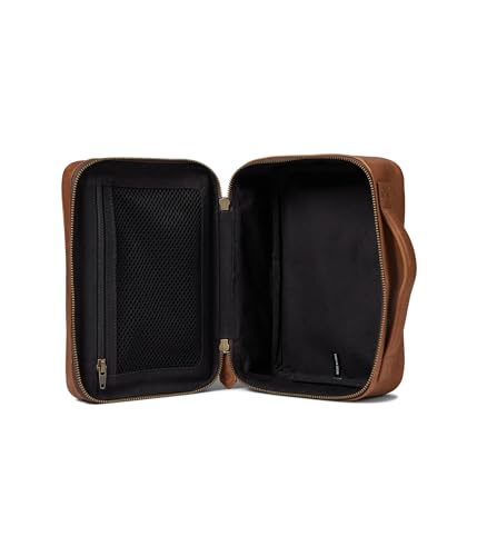 Johnston & Murphy Unisex Rhodes Travel Kit Tan Full Grain One Size