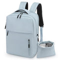Lightweight Commute Backpack for Men & Women, Water-Resistant Travel Daypack with 15.6-Inch Laptop Compartment & Anti-Theft Pockets, Dusty Blue - color: Dusty Blue