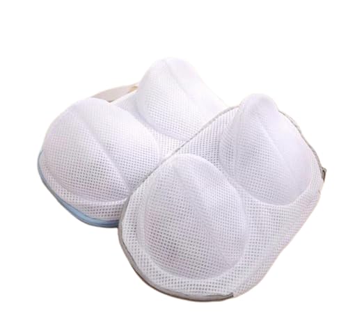 DurReus Laundry Science Bra Wash Bag Nest Delicates Padded Underwear Washing Bag Sport Bras Protector in Washer Dryer Machine - color: Wirefree Gray 2pcs