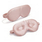 Silk Eye Mask for Sleeping 100% Mulberry Silk Women Men Blindfold,3D Luxury Travel Smooth Elastic Strap Eye Masks Breathable Cooling Soft Night Sleep Work Eyeshade Cover,Pink - color: Pink