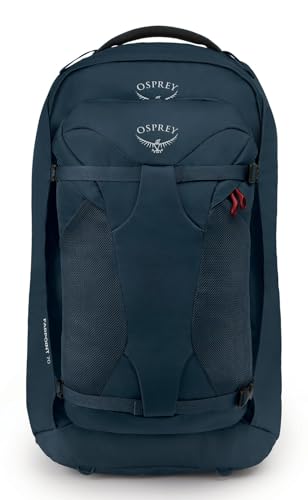 Osprey Farpoint 70L Men's Travel Backpack, Muted Space Blue - color: Muted Space Blue, size: 70L