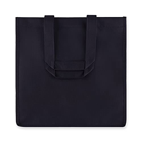 True Wine Tote Bag with Dividers, 6 Bottle Carrier for Wines & Champagne Bottles, Perfect for Travel, Holiday, Birthday Party - color: Blue