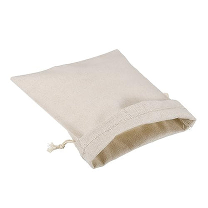 PATIKIL 12"x8" Coin Money Sacks Bag, 6Pcs Bank Deposit Change Transit Cash Bags with Drawstring Currency Gift Sacks Style 1, Beige - color: Beige, size: 12"x8"