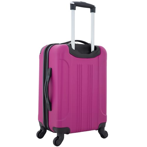 Travelers Club Chicago Hardside Expandable Spinner Luggage, Fuchsia, 22" Carry-On - color: Fuchsia, size: 22" Carry-On