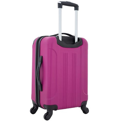 Travelers Club Chicago Hardside Expandable Spinner Luggage, Fuchsia, 22" Carry-On - color: Fuchsia, size: 22" Carry-On