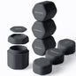 Cadence Travel Containers - Daily Routine Capsule Set - Magnetic Containers with Lids,4 Flex Mediums (1.32oz) & 3 Flex Smalls (0.56oz) - Shampoo, Conditioner, Body Wash, Pills, & More - Charcoal - color: Charcoal