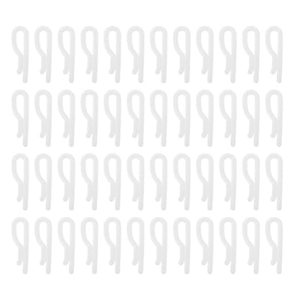 100PCS Shirt Folding Clips: Clothespin Fabric Holder - Clear Shirt Folding Clasp - Plastic Clip for Garments Pants Socks Ties Organizing White - color: White