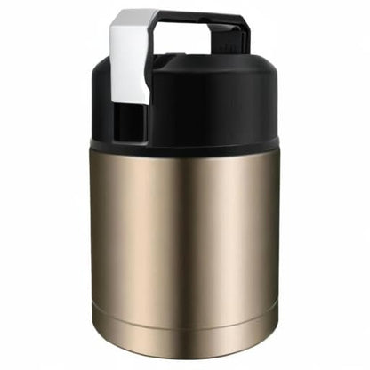 28oz Soup Thermos, Stainless Steel Thermos for Hot Food, Wide Mouth Food Thermos Jar, Insulated Lunch Container Leak Proof Vacuum Thermal Flask(gold) - color: gold-28oz