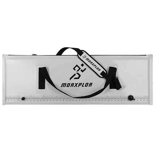 MORXPLOR Insulated Fish Cooler Bag for Fishing 41x17 47x17In 50x20In 60x24 72x30 80X40 Inches,Large Insulated Fish Kill Bag,Fishing Catch Bag Cooler with Water-resistant Zipper - color: 120 Light Grey