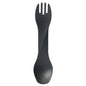 humangear GoBites Uno | Travel & Camping Utensils | Portable & Convertible Dining Ware | Multi-Functional Spork, Black Titanium - color: Black Titanium