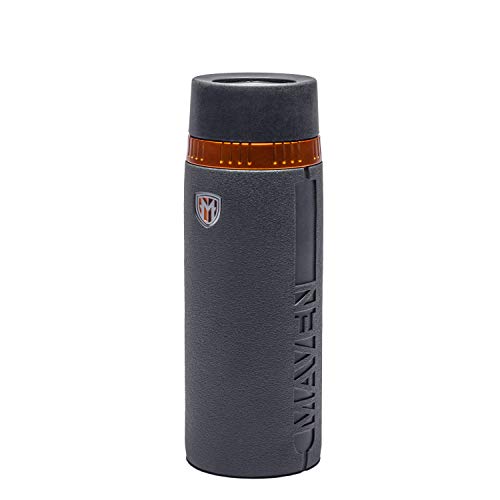 Maven CM.1 8x32mm Monocular | Compact, Waterproof, 8X Magnification, Fully Multi-Coated Optics, Grey/Orange Design, Lightweight & Portable for Hiking, Birdwatching & Outdoor Use