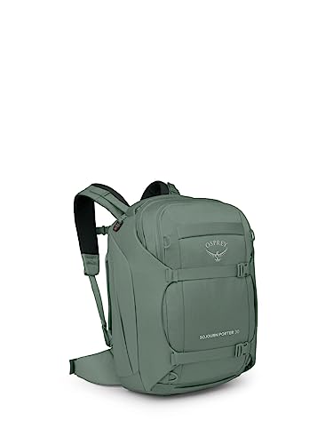 Osprey Sojourn Porter 30L Travel Backpack - Carry-On Compliant Luggage with StraightJacket Compression and Padded Laptop Sleeve - Durable Pack for International or Urban Travel, Koseret Green - color: Koseret Green, size: 30L