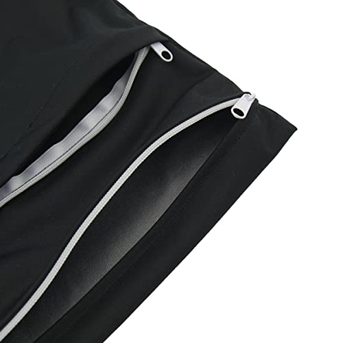 ALVA ALVABABY 2pcs Cloth Diaper Wet Dry Bags Waterproof Reusable with Two Zippered Pockets Travel Beach Pool Daycare Soiled Baby Items Yoga Gym Bag for Swimsuits or Wet Clothes L2629 - color: 01black&gray