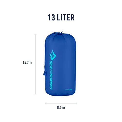 Sea to Summit Lightweight Stuff Sack, Durable Outdoor and Travel Storage - color: Surf Blue, style: 13 Liter