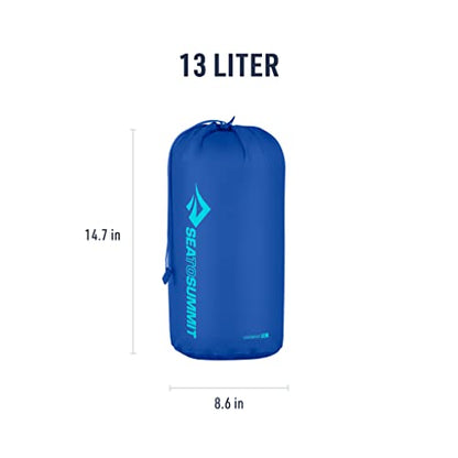 Sea to Summit Lightweight Stuff Sack, Durable Outdoor and Travel Storage - color: Surf Blue, style: 13 Liter