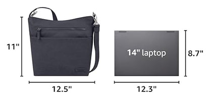 Travelon Anti-theft Metro Crossbody - color: Navy Heather