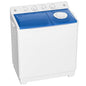 Auertech Portable Washing Machine, 40lbs Twin Tub Washer Large Laundry Machine with Drain Pump, Semi-automatic 24lbs Washer 16lbs Spinner Combo for Dorms, Apartments, RVs - size: 40lbs capacity