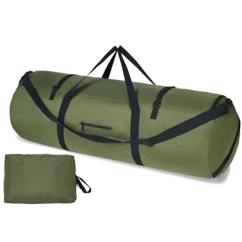 Arxus Duffle Bag for Travel 30L/50L/90L Extra Large Luggage Heavy Duty Duffel Bat Bag for Men Sports - color: Green, size: 90L
